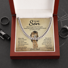 Never Forget - Cuban Link Chain