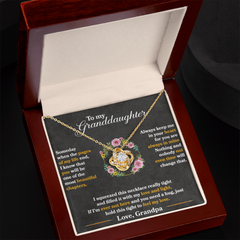 Keep Me In Your Heart - Love Knot Necklace